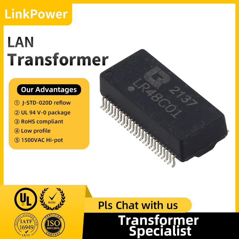LAN transformers improve data throughput and signal quality, thereby enhancing network performance and enabling high-speed connectivity.